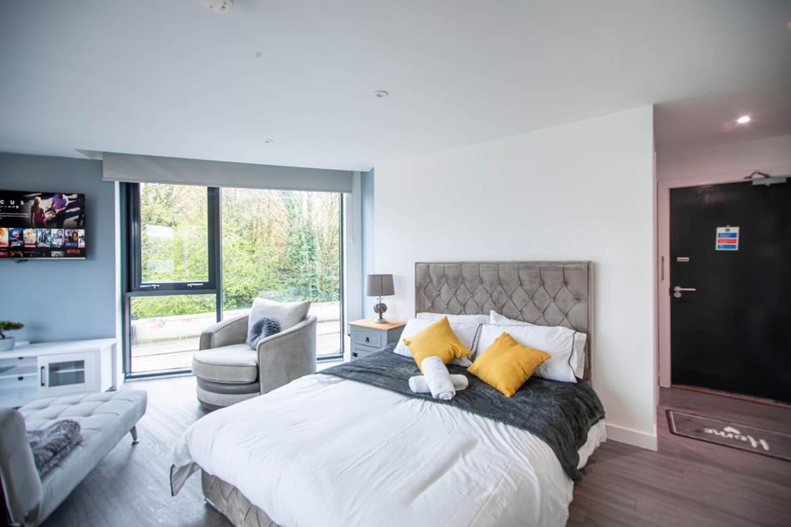 Excellent Studio Balcony Apartment In Sheffield Extérieur photo