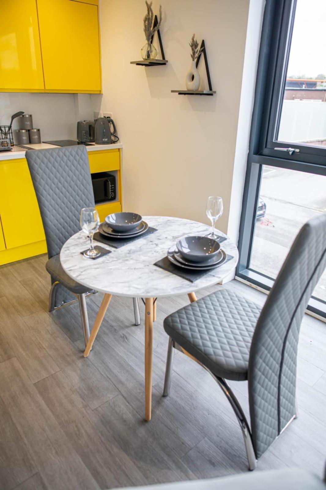 Excellent Studio Balcony Apartment In Sheffield Extérieur photo