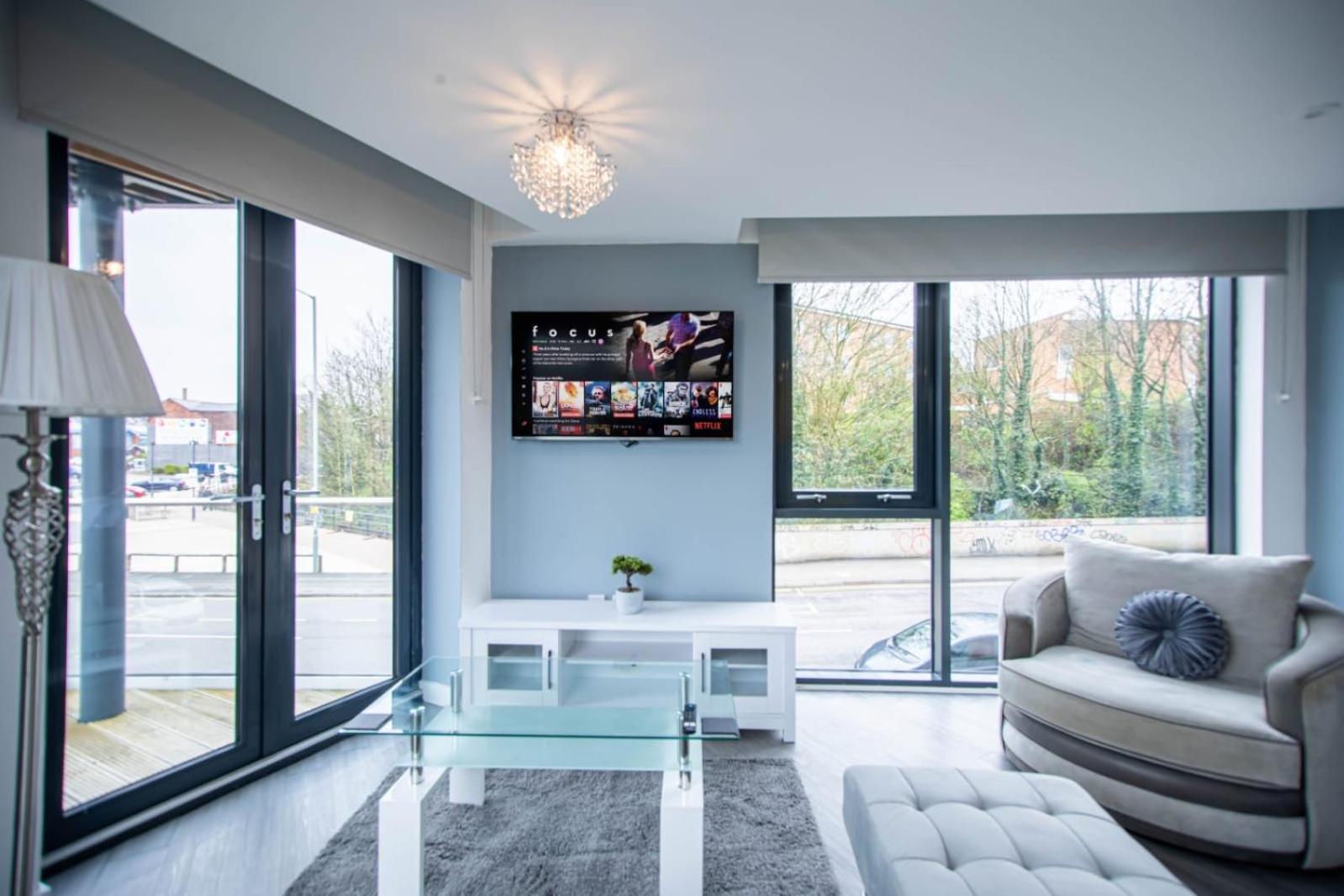 Excellent Studio Balcony Apartment In Sheffield Extérieur photo
