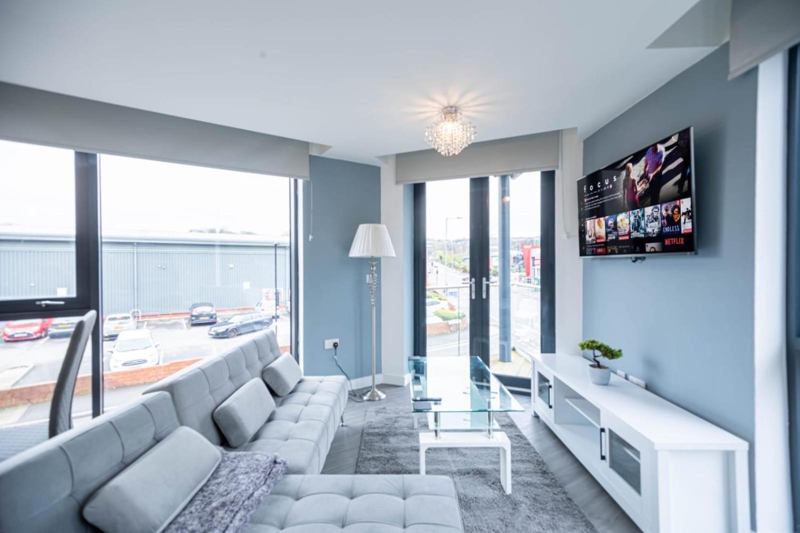 Excellent Studio Balcony Apartment In Sheffield Extérieur photo